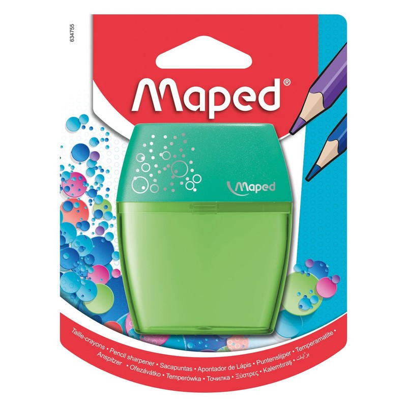 Temperówka Shaker 2 otwory mix kolorów Maped 1 sztuka