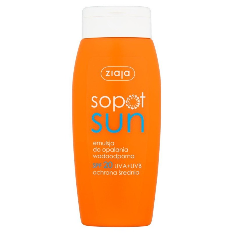 Emulsja do opalania SPF 20 ZIAJA 150 ml