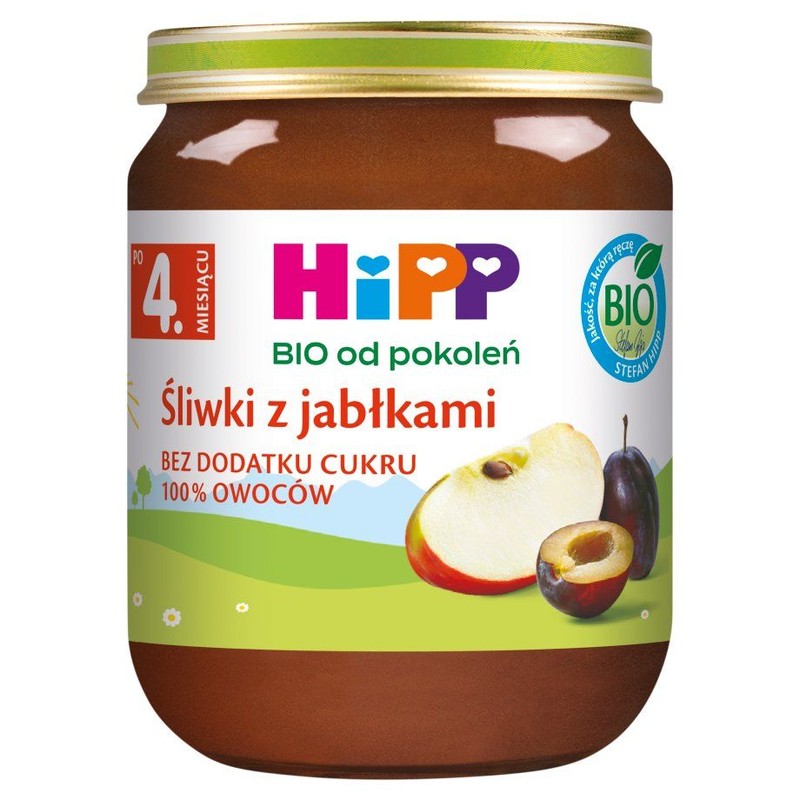 BIO Śliwki z jabłkami po 4. miesiącu Mu! 125 g