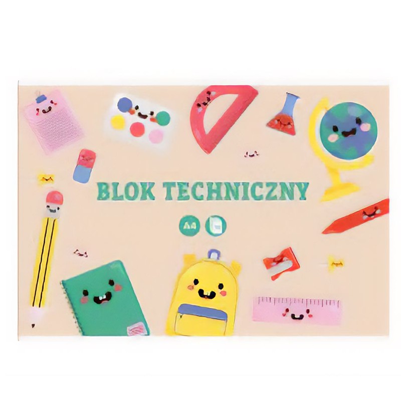 Blok techniczny A4 10k biały Auchan 1 szuka