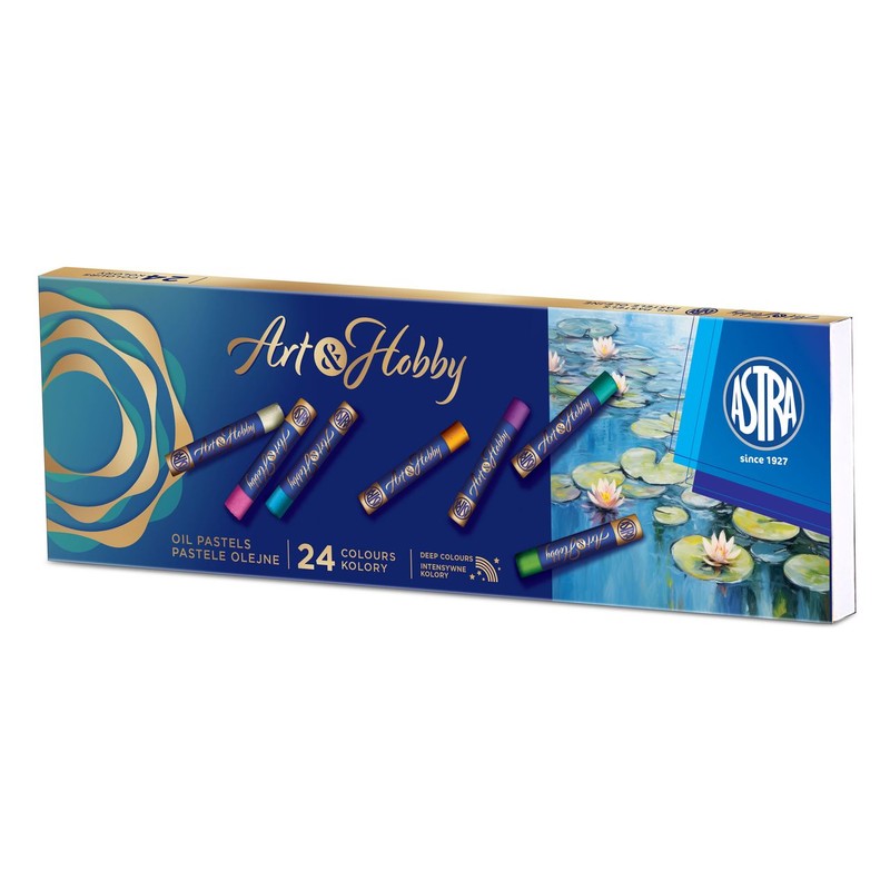 Pastele olejne Art&Hobby 24 kolory ASTRA 24 sztuki