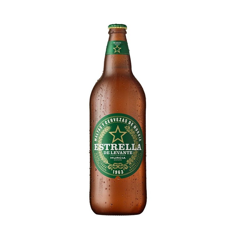 Piwo pale lager alk. 4,8% obj. Estrella Levante 1 l