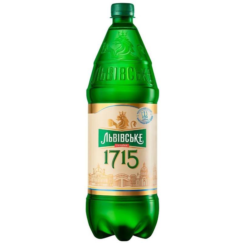 Piwo jasne 1715 alk. 4,7% obj. Lwowskie 1,42 l