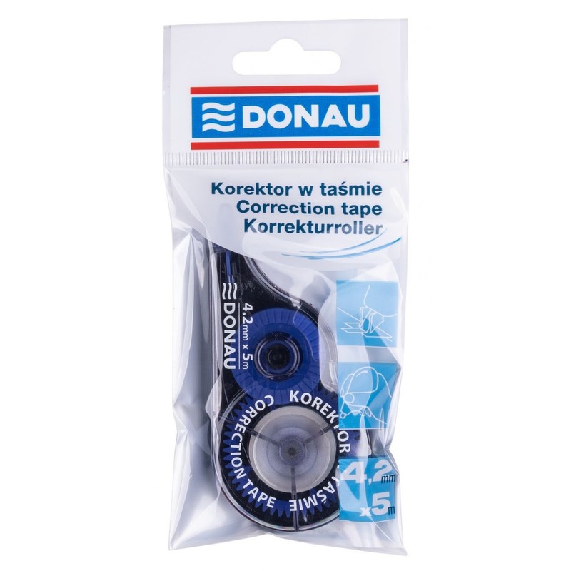 Korektor w taśmie 4,2 mm x 5 m Myszka Donau 1 sztuka