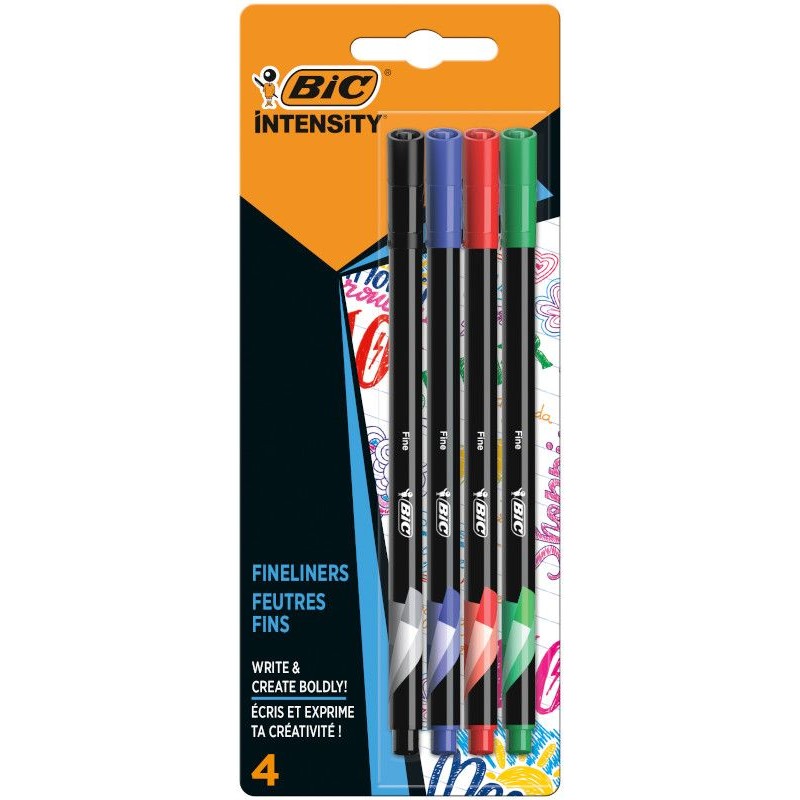 Cienkopisy Intensity Fine BIC 4 sztuki