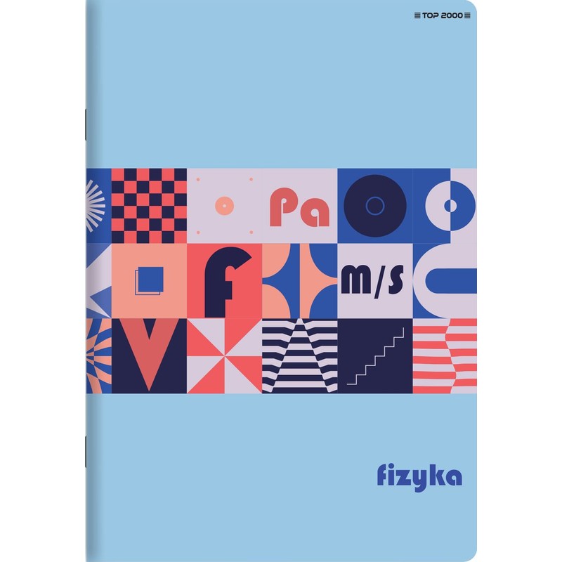 Zeszyt do fizyki A5 60k 70g K5X5M TOP 2000 1 sztuka