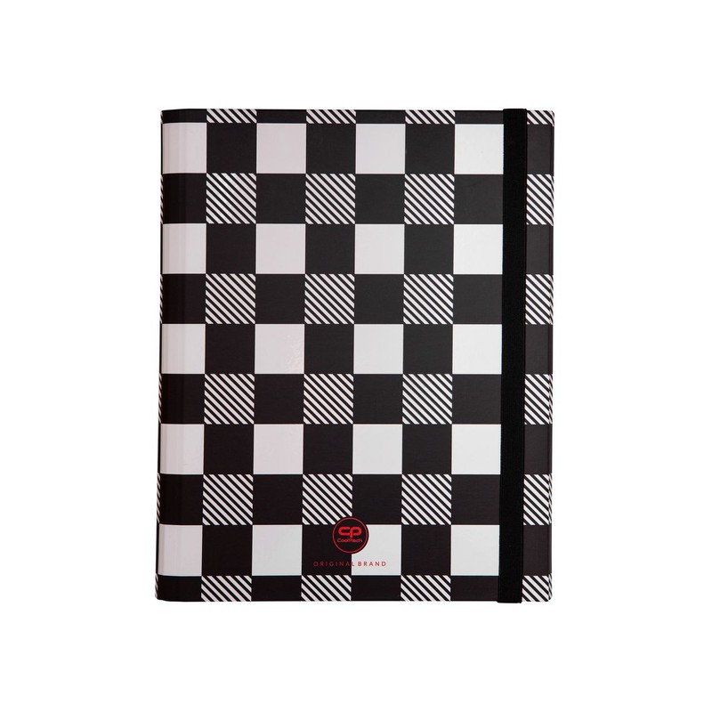 Teczka przestrzenna tekturowa A4 z gumką Checkers Coolpack 1 sztuka