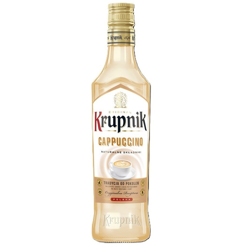 Likier mleczny cappuccino alk. 16,0% obj. Krupnik 500 ml