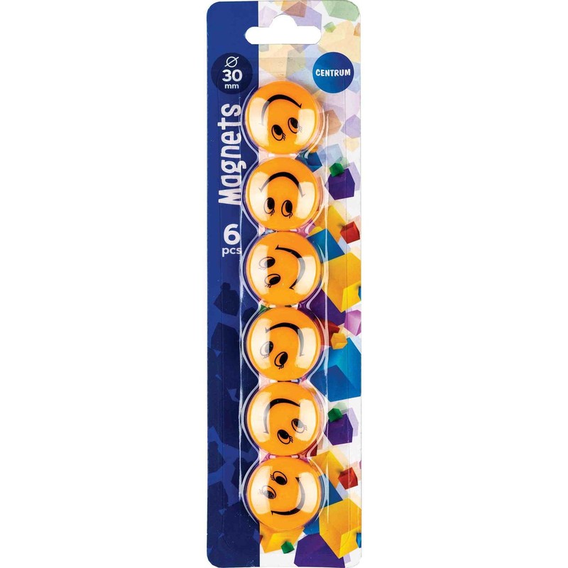 Magnesy do tablicy Smile 30 mm Centrum Zestaw