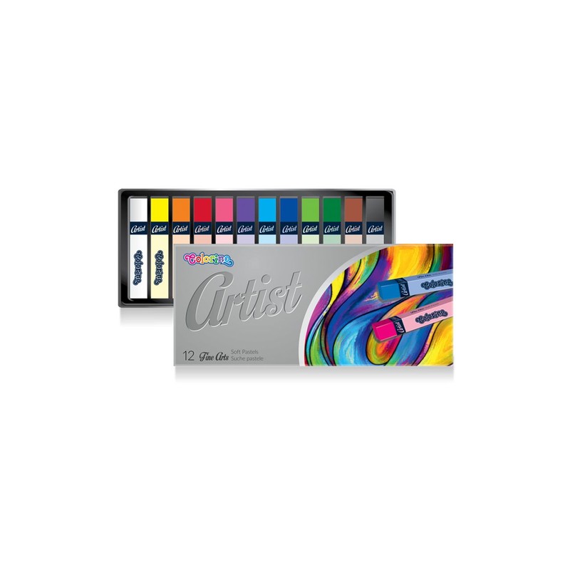 Pastele suche Artist 12 kolorów Colorino 12 sztuk