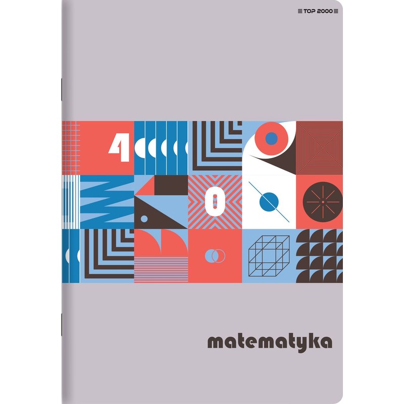 Zeszyt do matematyki A5 60k 70g K5X5M TOP 2000 1 sztuka
