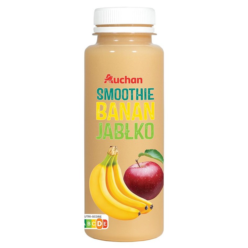 Smoothie banan, jabłko Auchan 500 ml