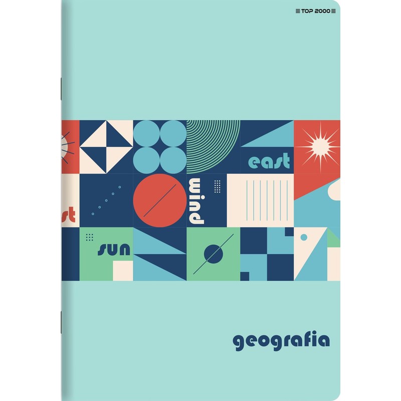 Zeszyt do geografii A5 60k 70g K5X5M TOP 2000 1 sztuka