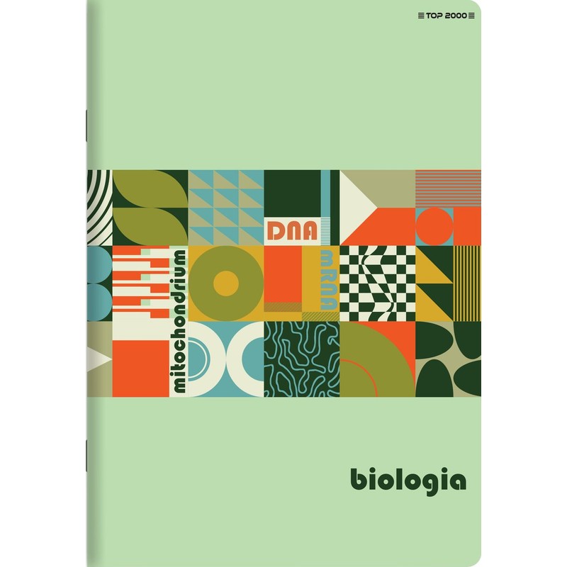Zeszyt do biologii A5 60k 70g K5X5M TOP 2000 1 sztuka