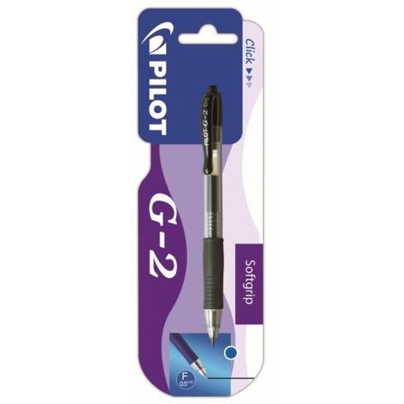 Dlugopis G2 0,5mm czarny Pilot 1 sztuka