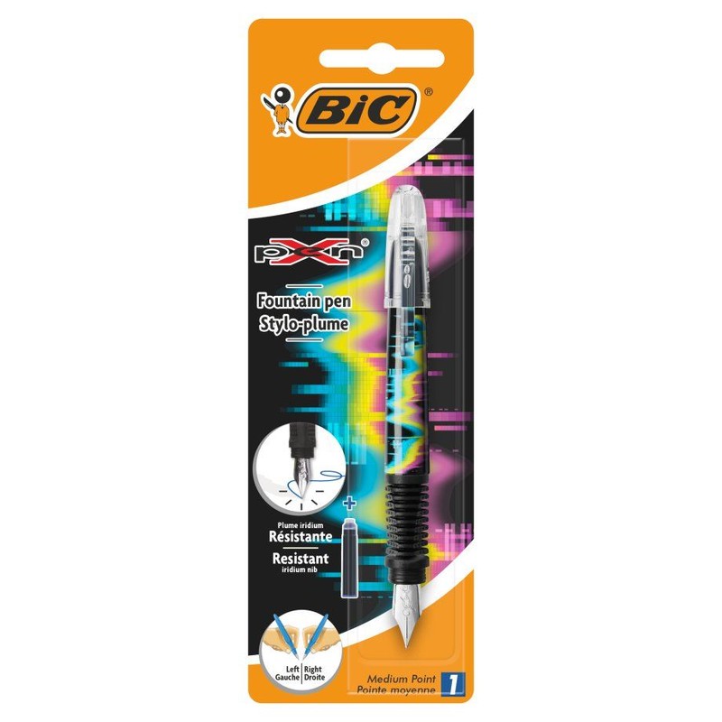 Pióro wieczne X Pen Decor FP Pixel niebieski BIC 1 sztuka
