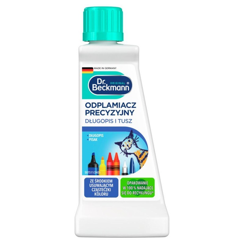 Odplamiacz precyzyjny długopis i tusz Dr. Beckmann  50 ml