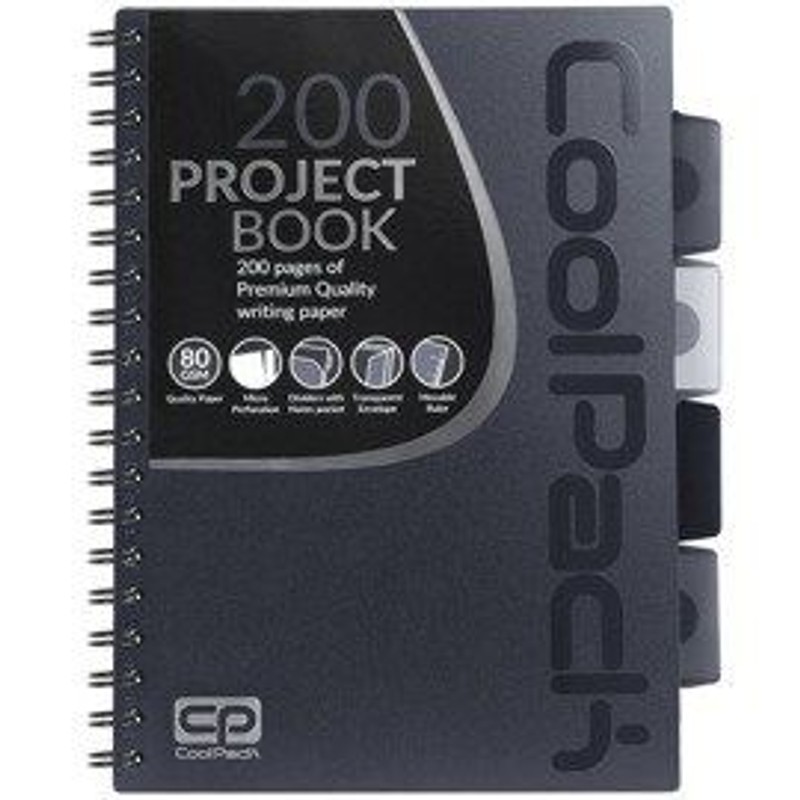 Kołozeszyt PP B5 szary Coolpack 1 sztuka