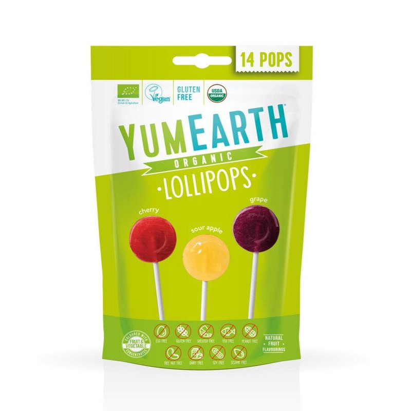 BIO Lizaki kwaśne z witaminą C Yumearth 14 sztuk