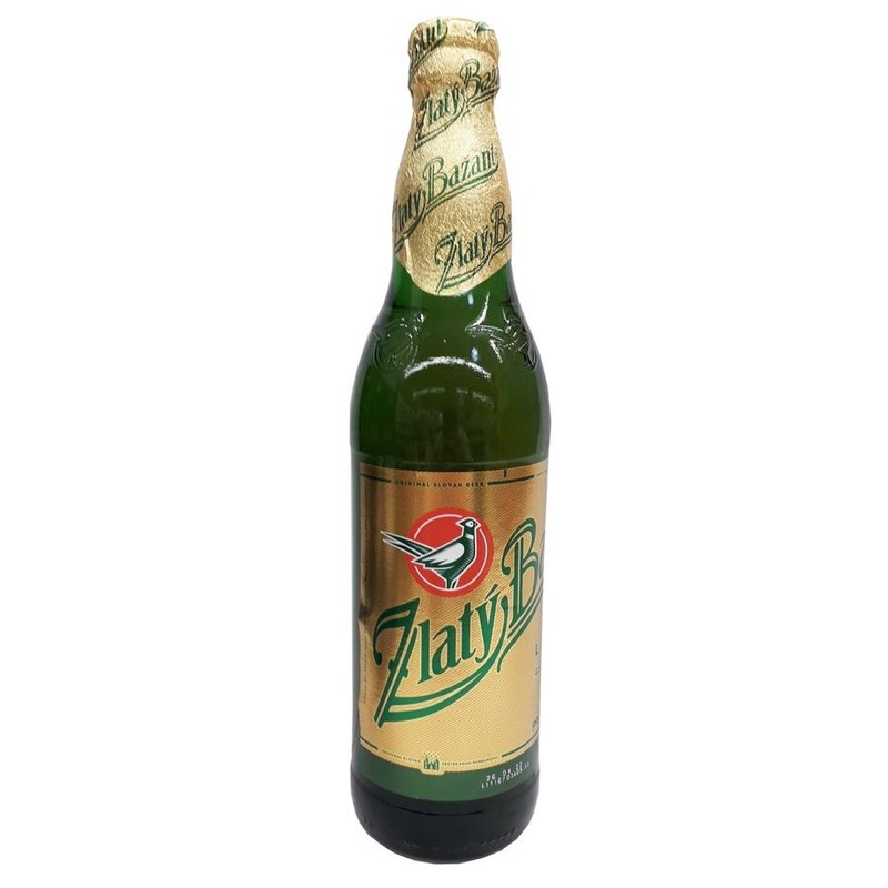 Piwo jasne pasteryzowane Original alk. 4.5% obj. Zlaty Bazant 500 ml