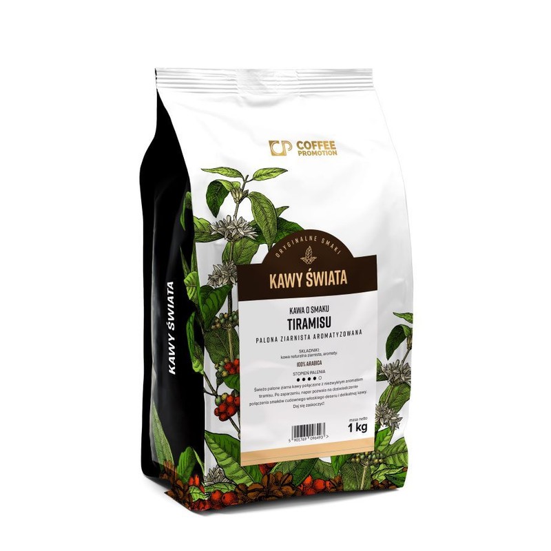 Kawa ziarnista o smaku tiramisu Cofffee Promotion 1 kg