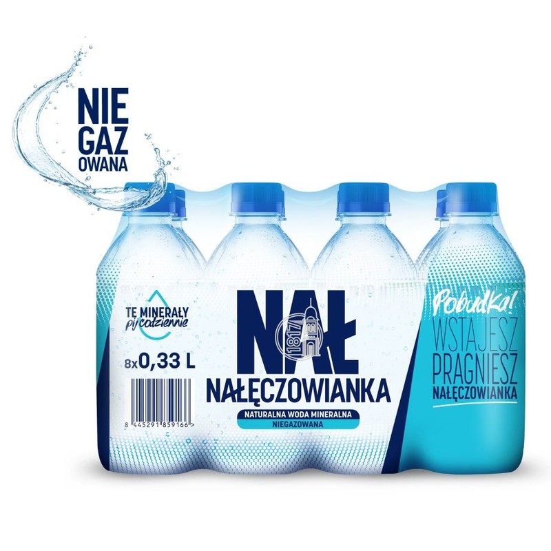 Woda mineralna niegazowana Nałęczowianka 8 x 330 ml