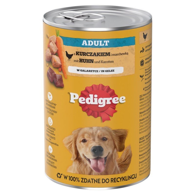 Karma mokra dla psów o smaku galaretki z kurczakiem Pedigree 1,2 kg