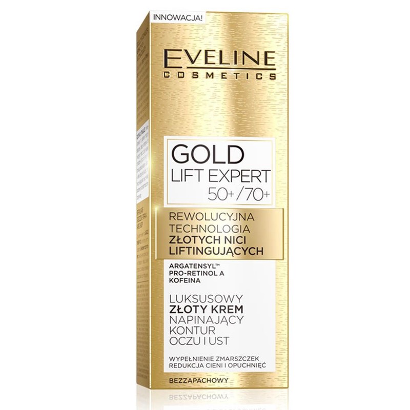 Krem napinający kontur oczu i ust 50+ - 70+ EVELINE COSMETICS 15 ml