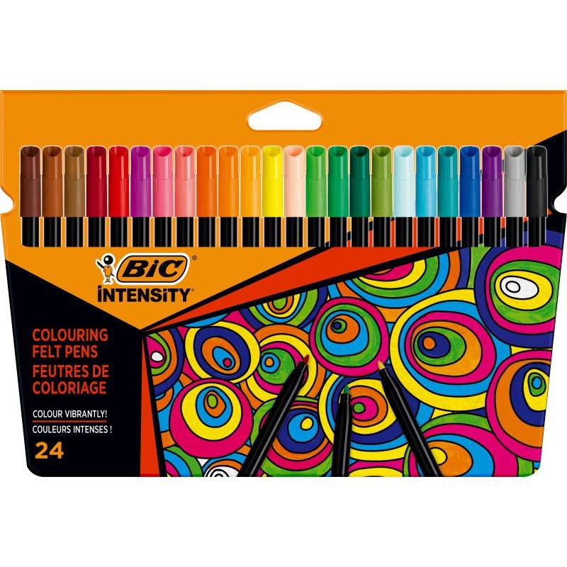 Flamastry Intensity Up BIC 24 sztuki
