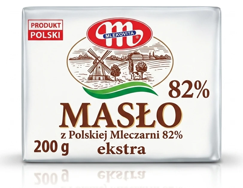 MLEKOVITA Masło z Polskiej Mleczarni 82%