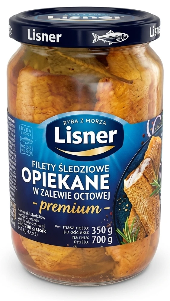 LISNER Filety śledziowe opiekane