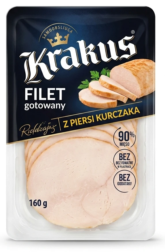 KRAKUS Filet gotowany z kurczaka lub indyka