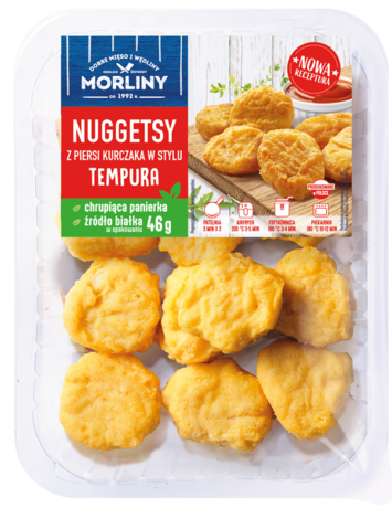 Morliny Nuggetsy z kurczaka tempura 350 g