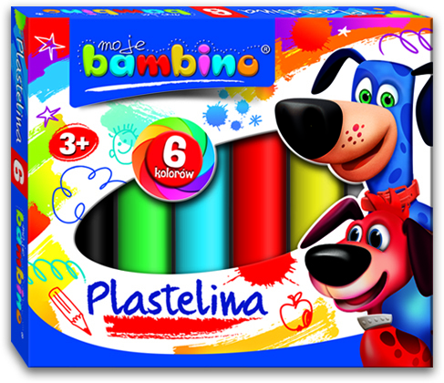 Moje Bambino Plastelina 6 kolorów
