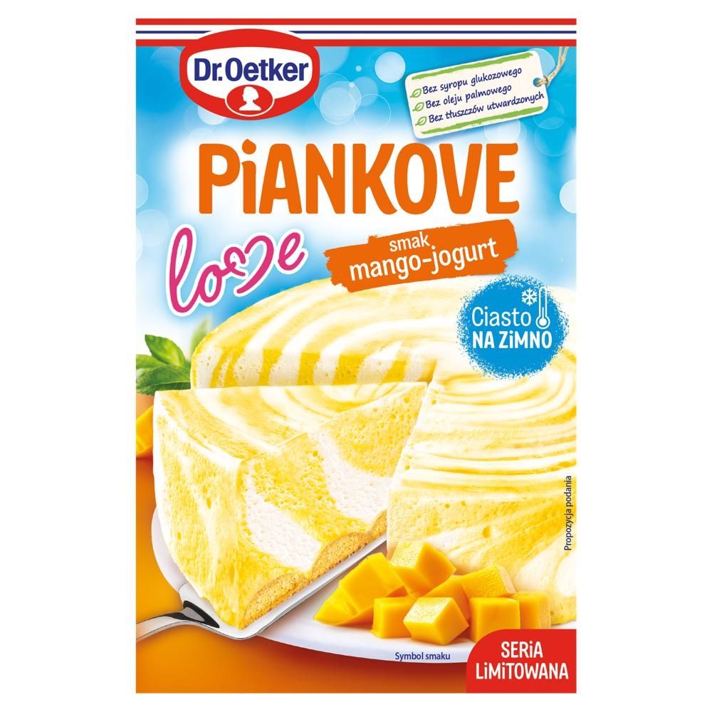 Dr. Oetker Piankove Love Ciasto na zimno smak mango-jogurt 160 g