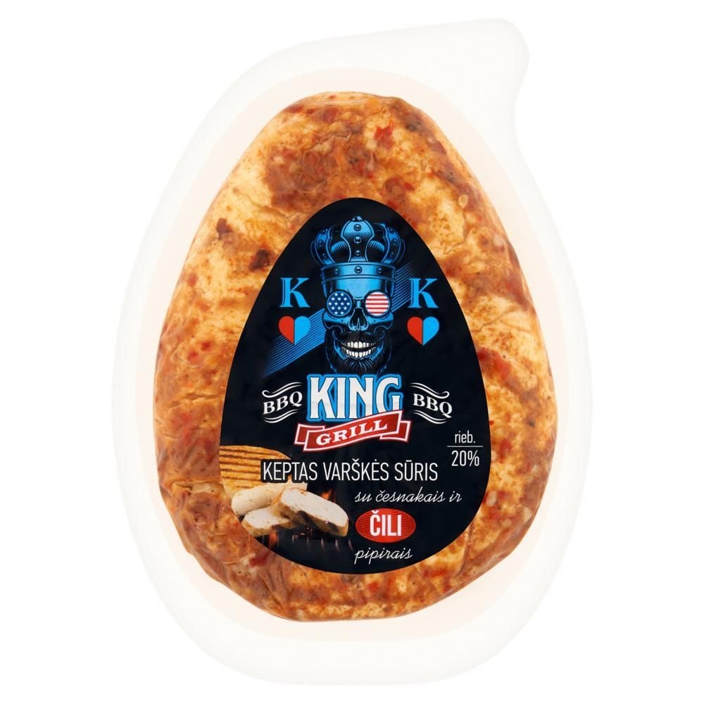 BBQ King Grill Twaróg pieczony z czosnkiem i papryką chili 230 g