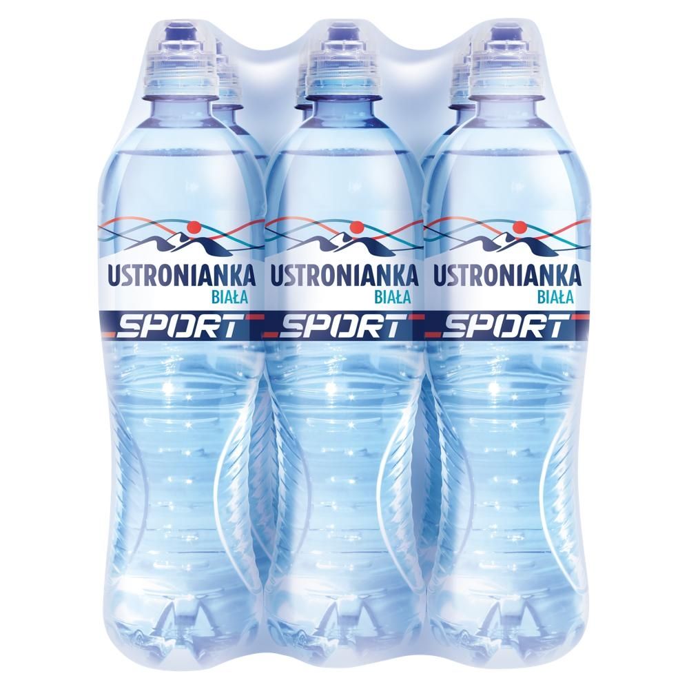 Ustronianka Biała Sport Naturalna woda mineralna niegazowana 6 x 700 ml