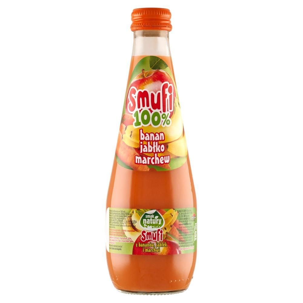 Smak natury Smufi z bananów jabłek i marchwi 300 ml
