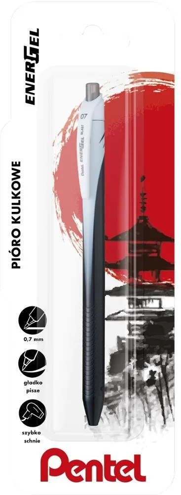 Pióro kulkowe EnerGel BL437/czarne