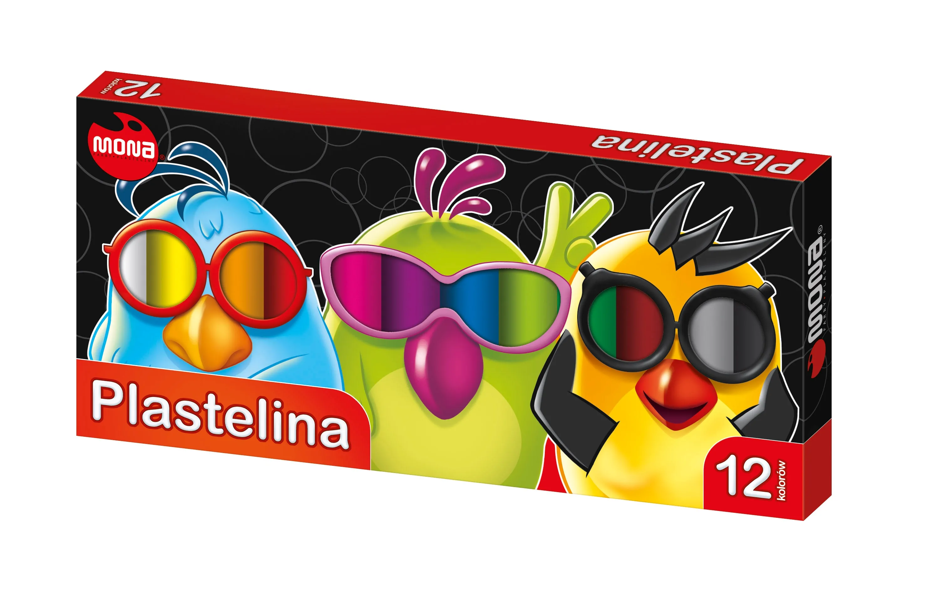 Plastelina MONA 12 kolorów
