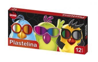 Plastelina MONA, 12 kolorów