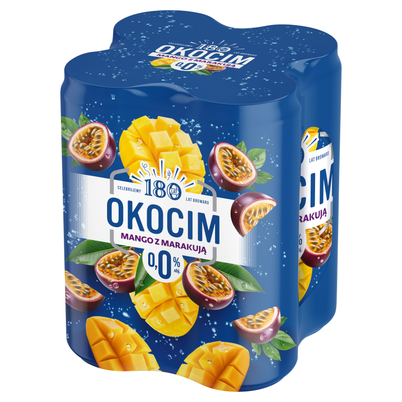 MANGO Z MARAKUJĄ Piwo bezalkoholowe 4x500ml (puszka)