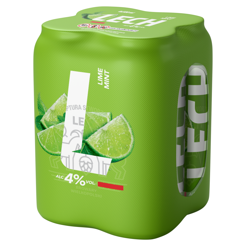 Limonka i Mięta Piwo 4x500ml (puszka)