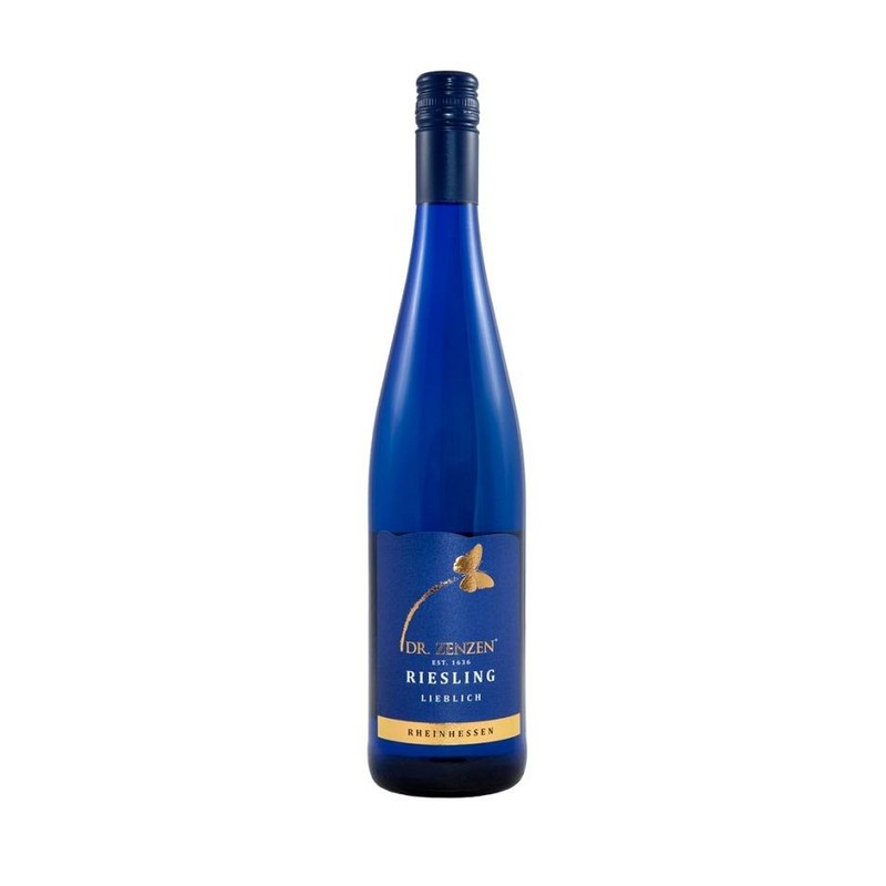 Wino niemieckie białe półsłodkie Elite Riesling QbA alk. 10,5% obj. Dr Zenzen 750 ml
