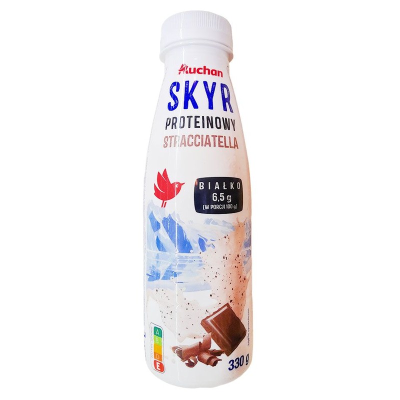 Jogurt skyr proteinowy stracciatella Auchan 330 g