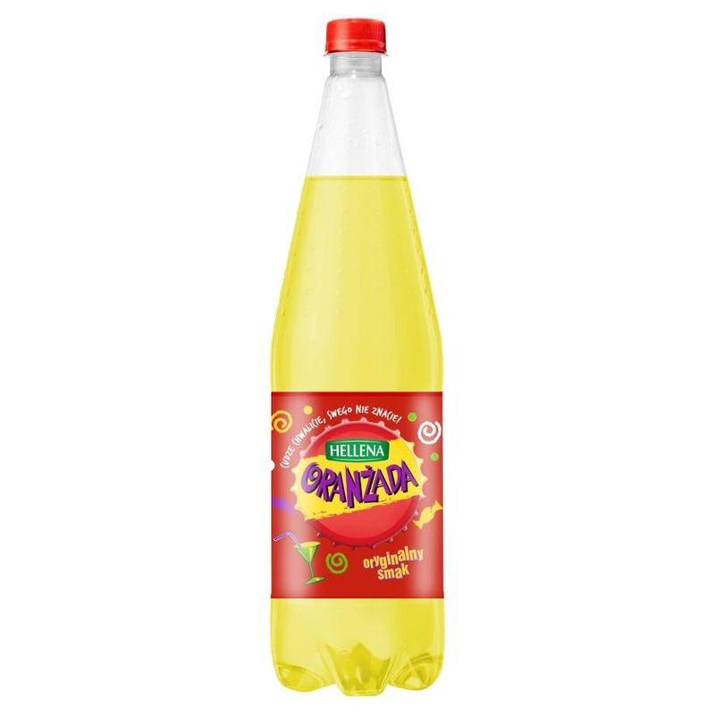 Napój gazowany Oranżada Żółta Hellena 1,25 l