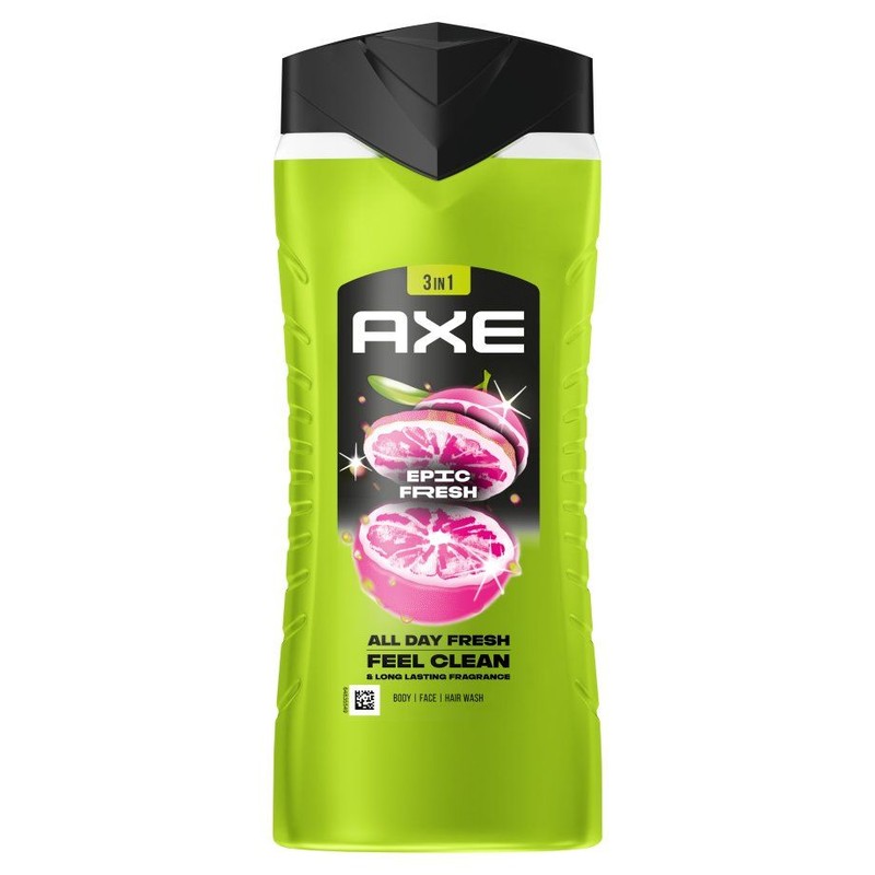 Żel pod prysznic 3w 1 Axe 400 ml