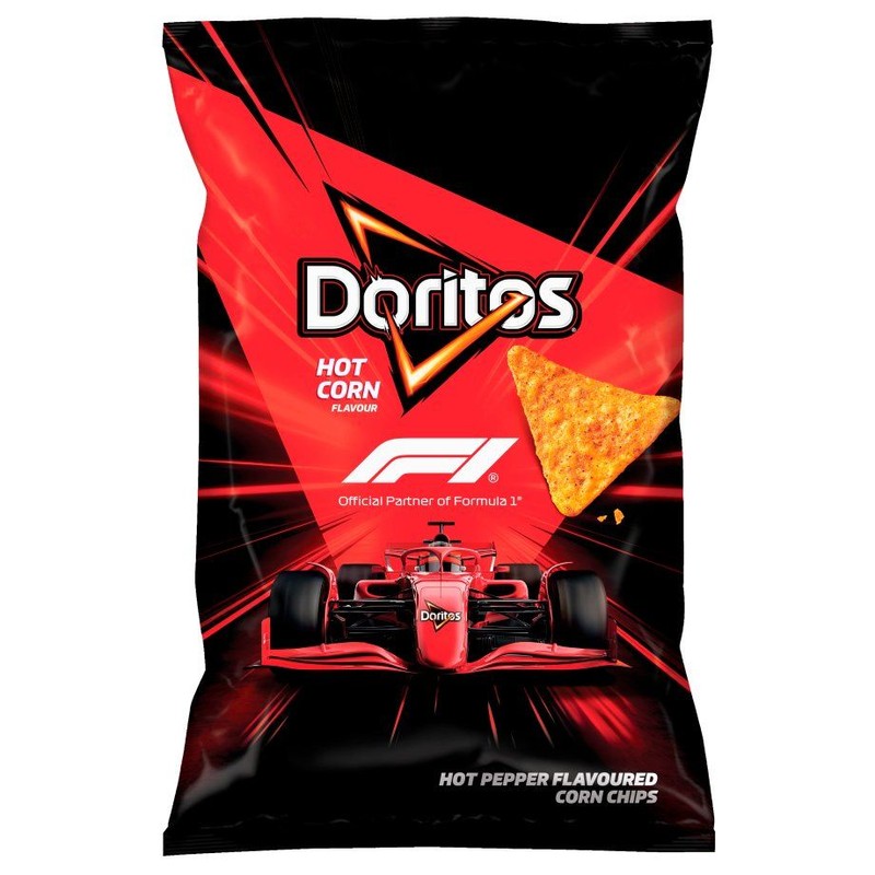 Nachos kukurydziane o smaku ostrej papryki Doritos 100 g