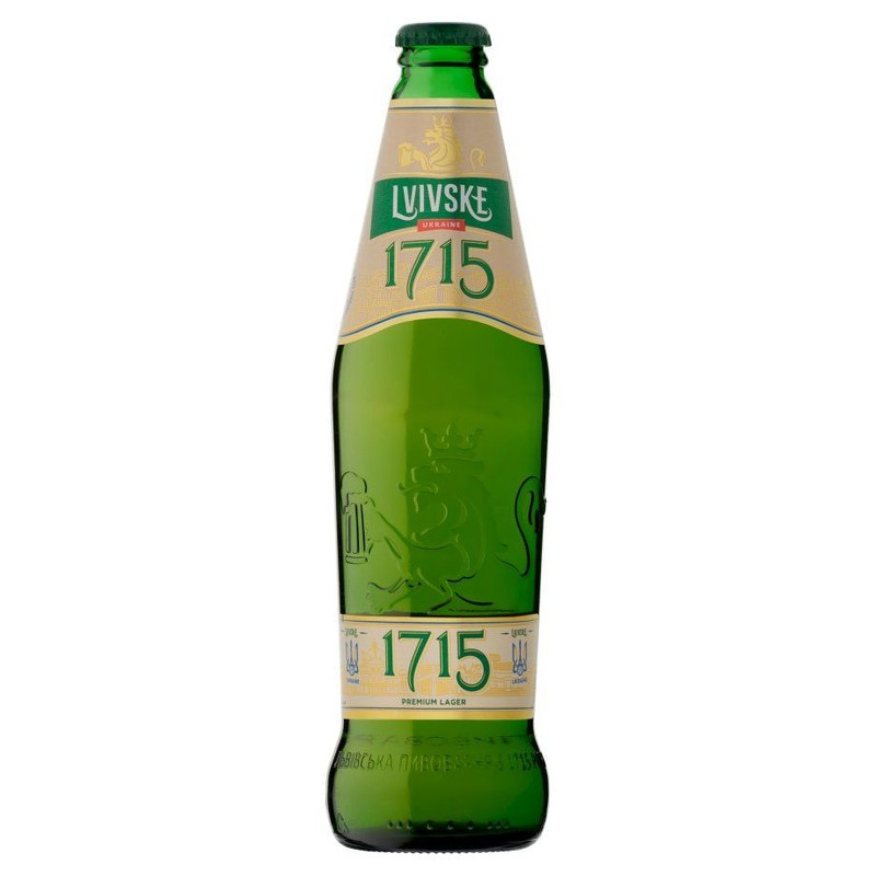 Piwo jasne typu lager 1715 4.7% Lwowskie 450 ml