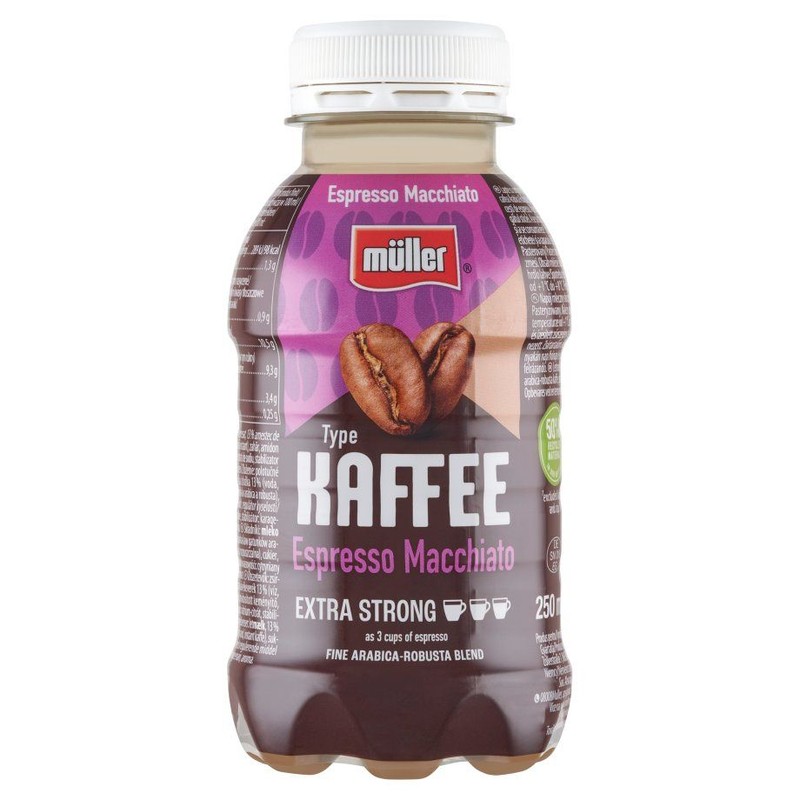 Espresso Macchiato napój mleczny z mieszanką kaw robusta-arabica Müller 250 ml